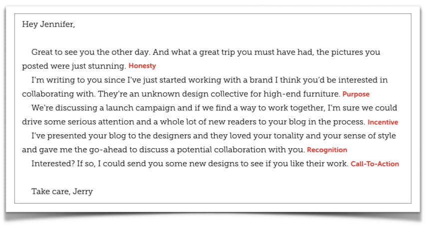 Blogger Outreach Email Script - Template