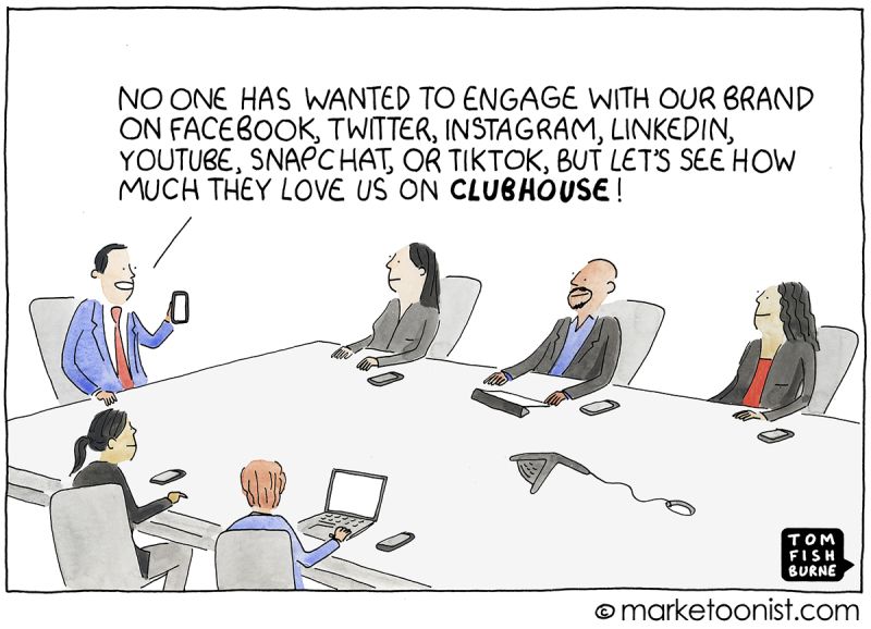 How to keep up with online trends - Marketoonist